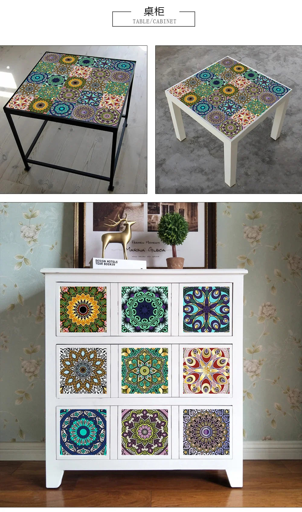 Bộ 10 Miếng Dán Tường Đá Marble Đen Trắng Xám Sang Trọng - Daisan Mart