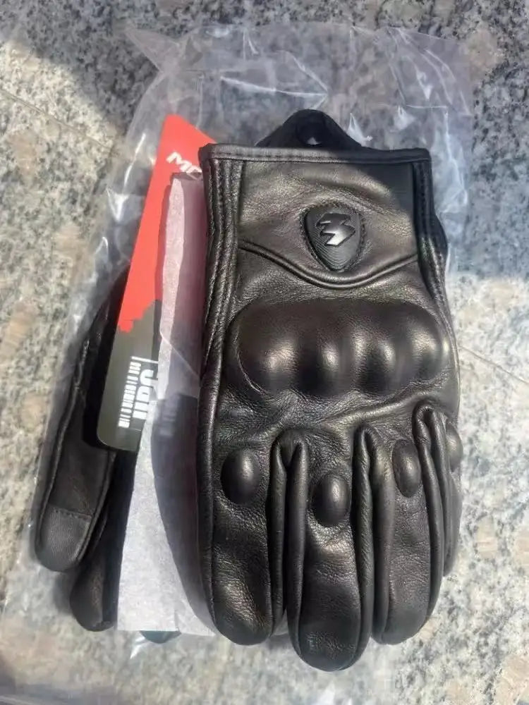 3XL Motorcycle Gloves Goatskin Leather Men Women Moto Glove Electric Bike Luvas leather motocicleta Os carros eletricos Sale