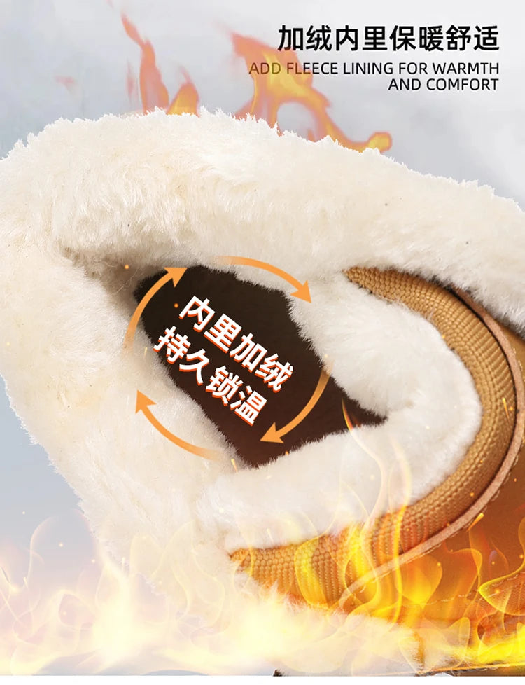 Zero Drop Warm Waterproof Unisex Winter Shoes