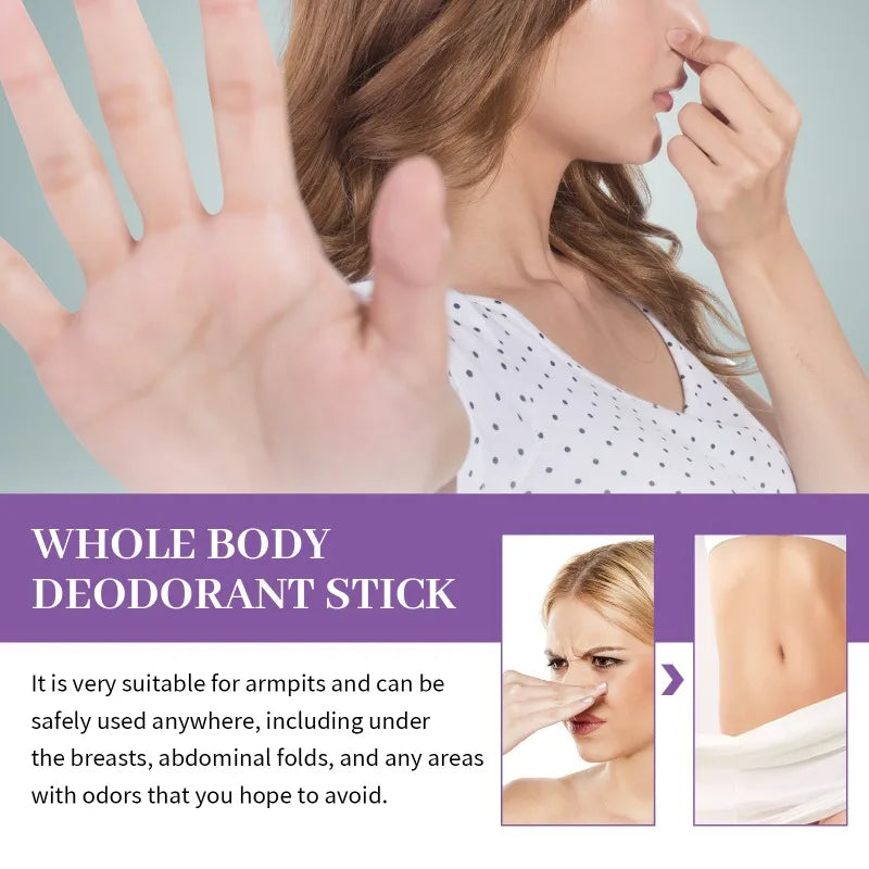 72h Body Deodorant - Long-lasting antiperspirant wax