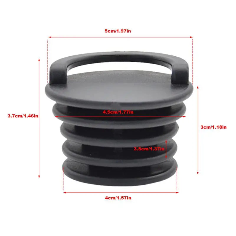 2pcs Kayak Canoe Boat Parts Scupper Stopper Bung Drain Holes Plugs Accessories Kayak Marine Boat Rafting Dinghy Canoe Raft