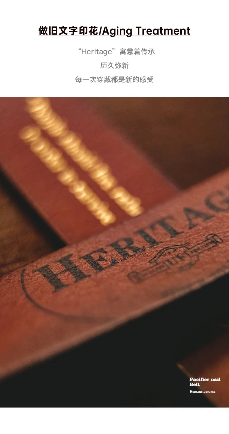 Thắt Lưng Da Bò Cao Cấp Maden Vintage Cho Nam Nữ