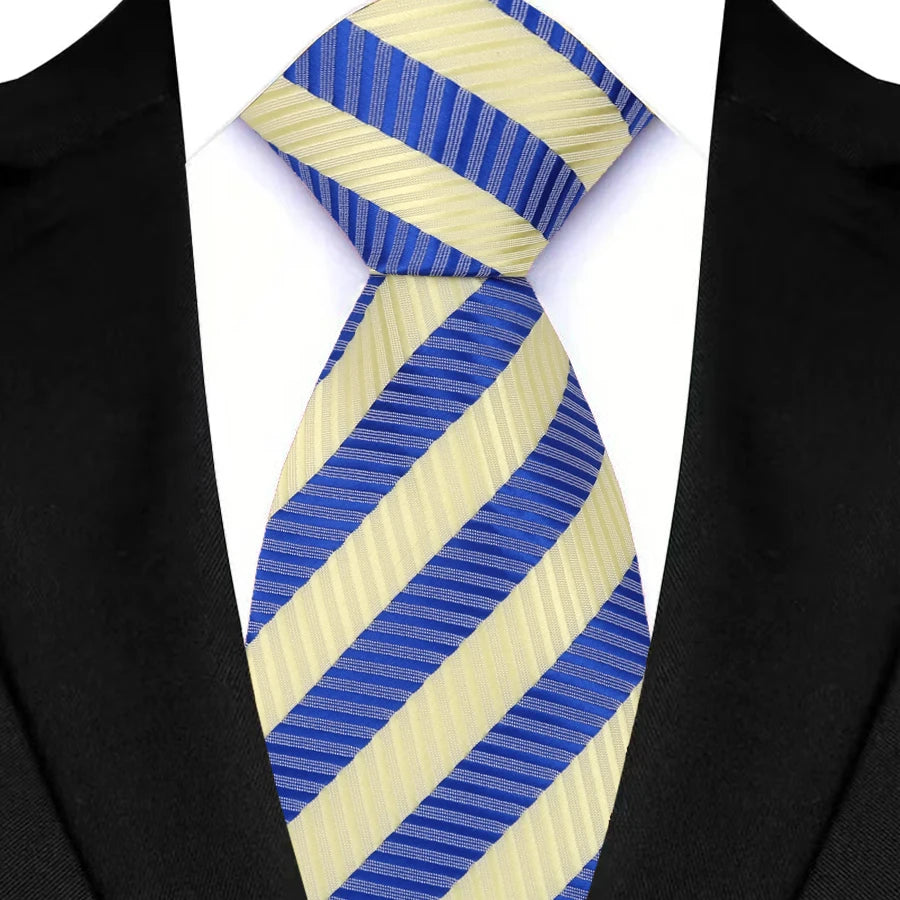 Cà vạt Nam Cổ điển 8cm Sọc Paisley Thời trang