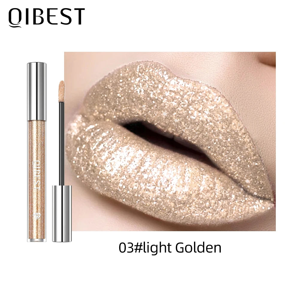 Son Kim Tuyến QIBEST Lâu Trôi Lấp Lánh Chống Nước