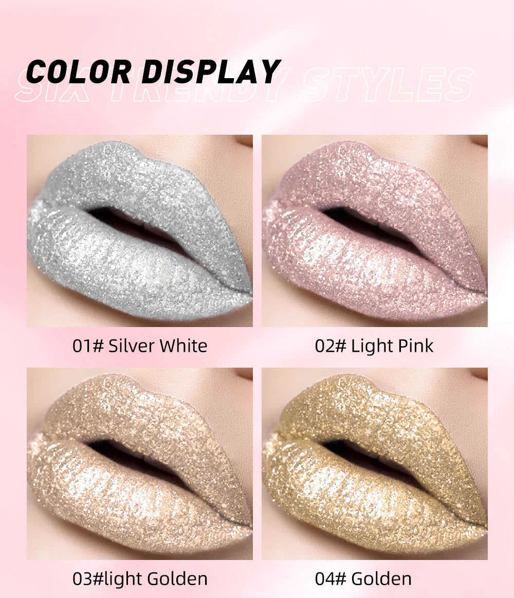 Son Kim Tuyến QIBEST Lâu Trôi Lấp Lánh Chống Nước