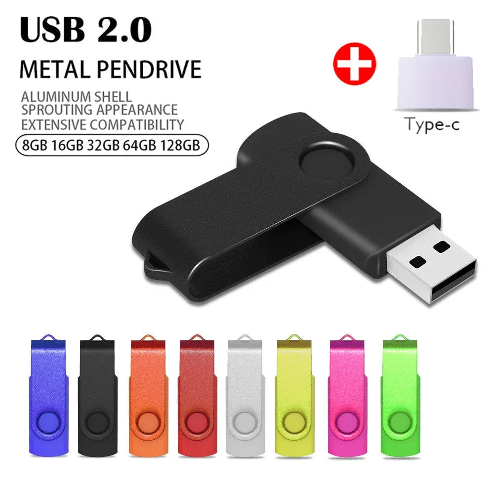 USB 2.0 Tốc Độ Cao - Bộ Nhớ 64GB/32GB/16GB/8GB