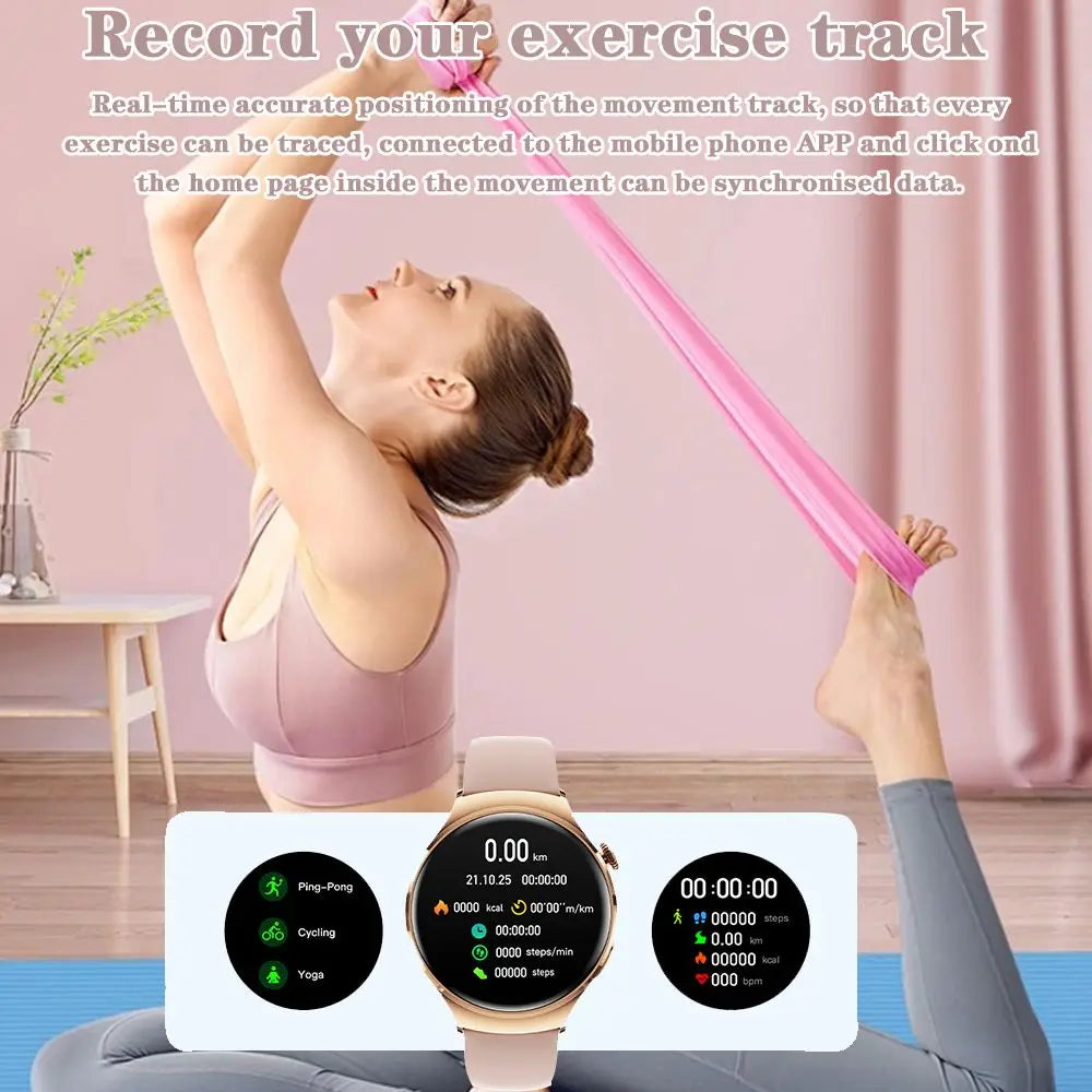 Đồng Hồ Thông Minh Nữ 2024 Chống Nước IP68 Fitness