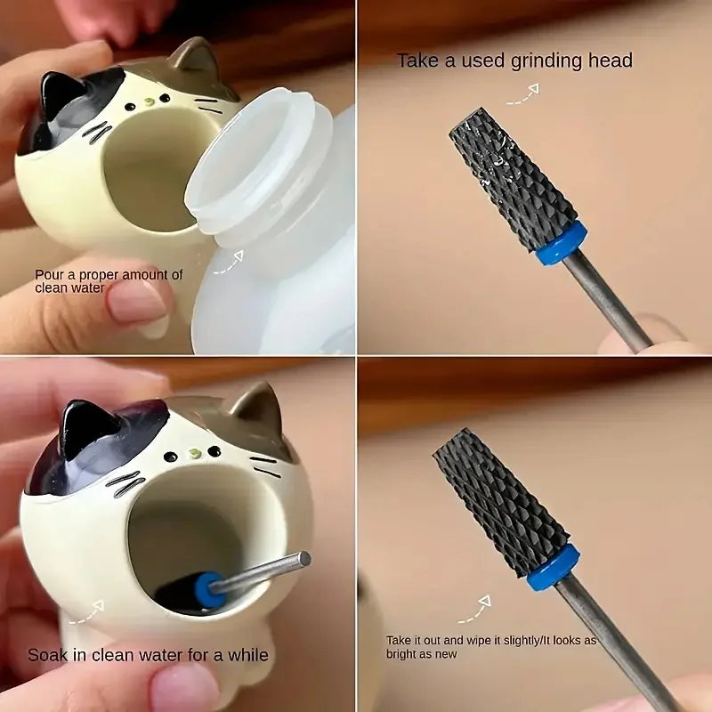 Hộp Đựng Đầu Mài & Cọ Nail Resin Tiện Lợi - Daisan Mart