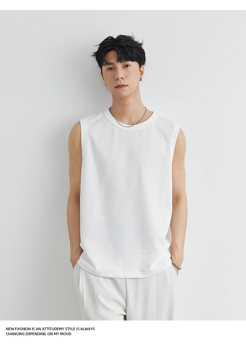 Áo Thun Nam Mùa Hè Thoáng Khí Tập Gym Không Tay