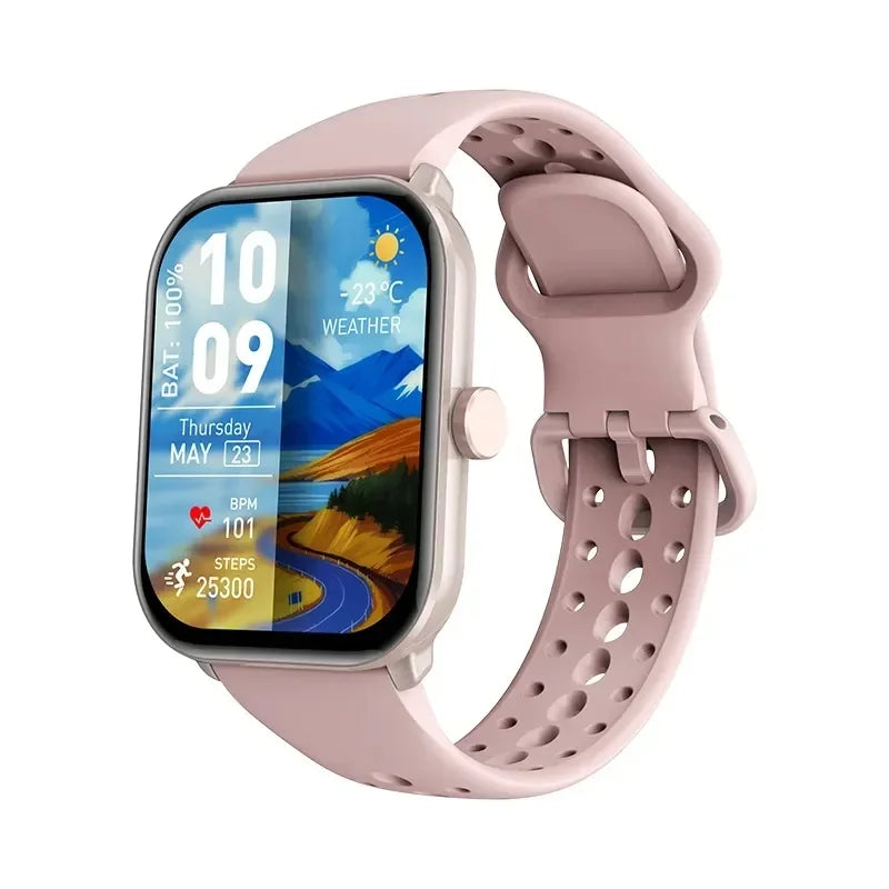 Đồng hồ thông minh 2025 AMOLED GPS cho IOS Huawei Xiaomi