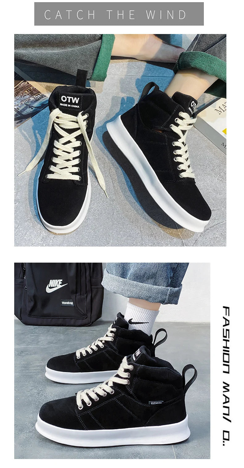 Giày Trượt Ván Đỏ Nam Suede Thời Trang Casual 50 kí tự