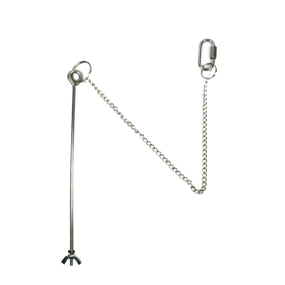 Pet Parrot Stainless Steel Feeder Fruit Corn Fork Toys Chicken Vegetables Holder Hanging Feeding Stick Feeder Pet Accessories