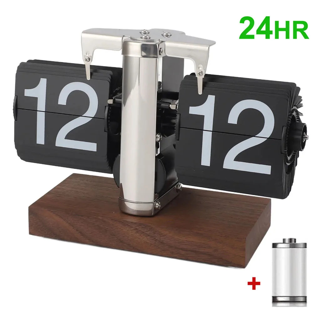 Modern decorative automatic flip clock, battery included