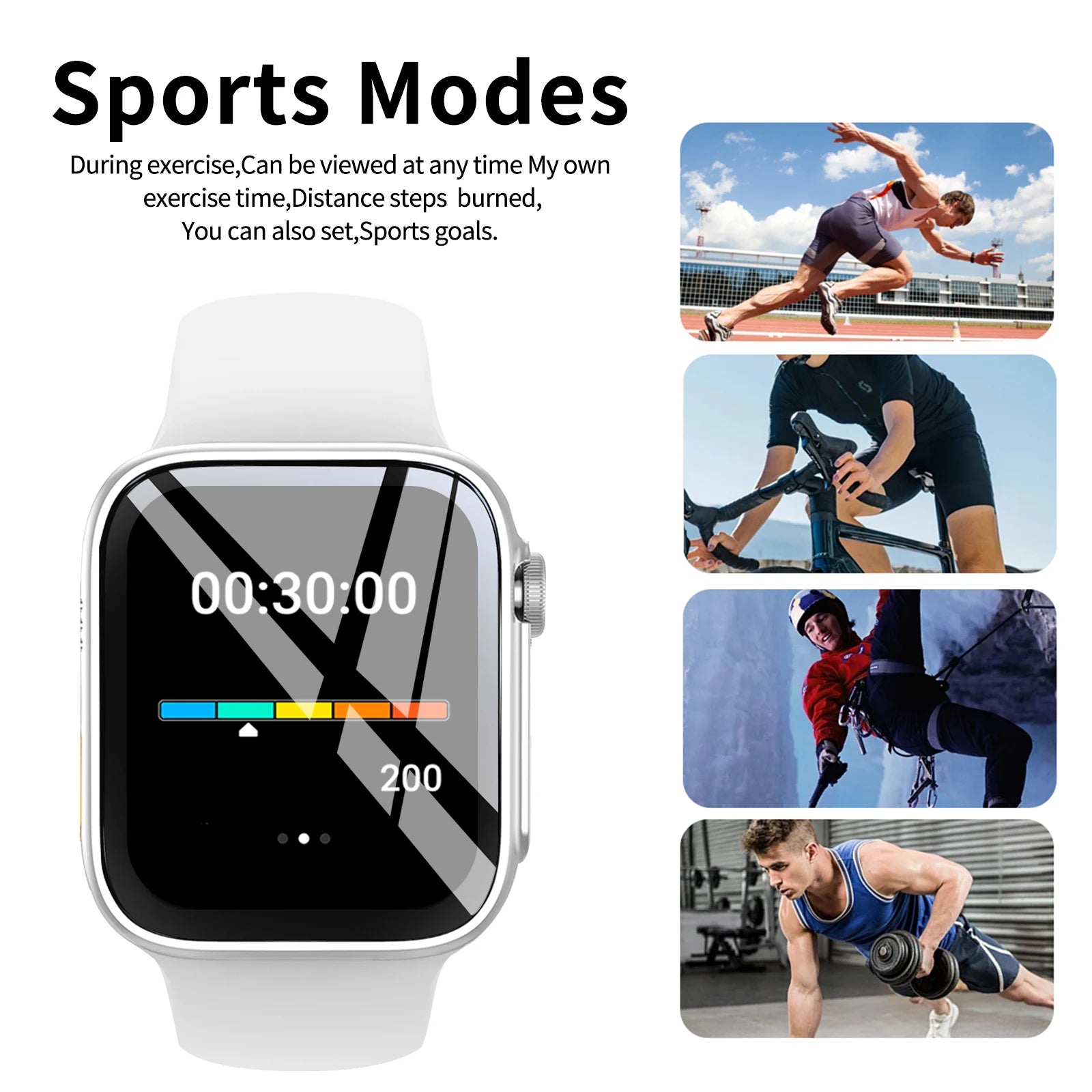 Đồng hồ thông minh Xemfit - Màn hình HD 1.68 inch