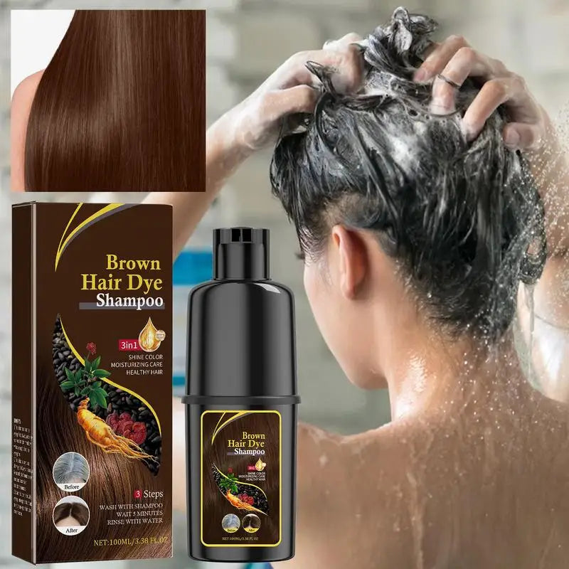 Shampoo Nhuộm Tóc Đen & Màu, Che Phủ Tóc Bạc