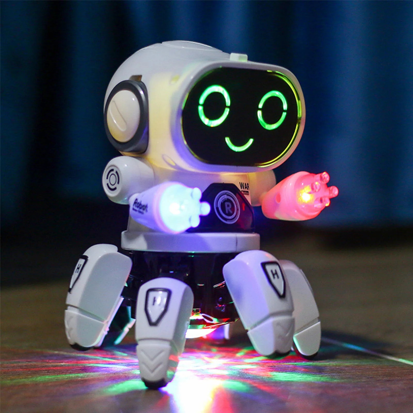 Children Robot  Electric Robot  Robot  Six Claws Plastic Intelligent Dancing Singing Light Electric Robot  for Boys - Daisan Mart