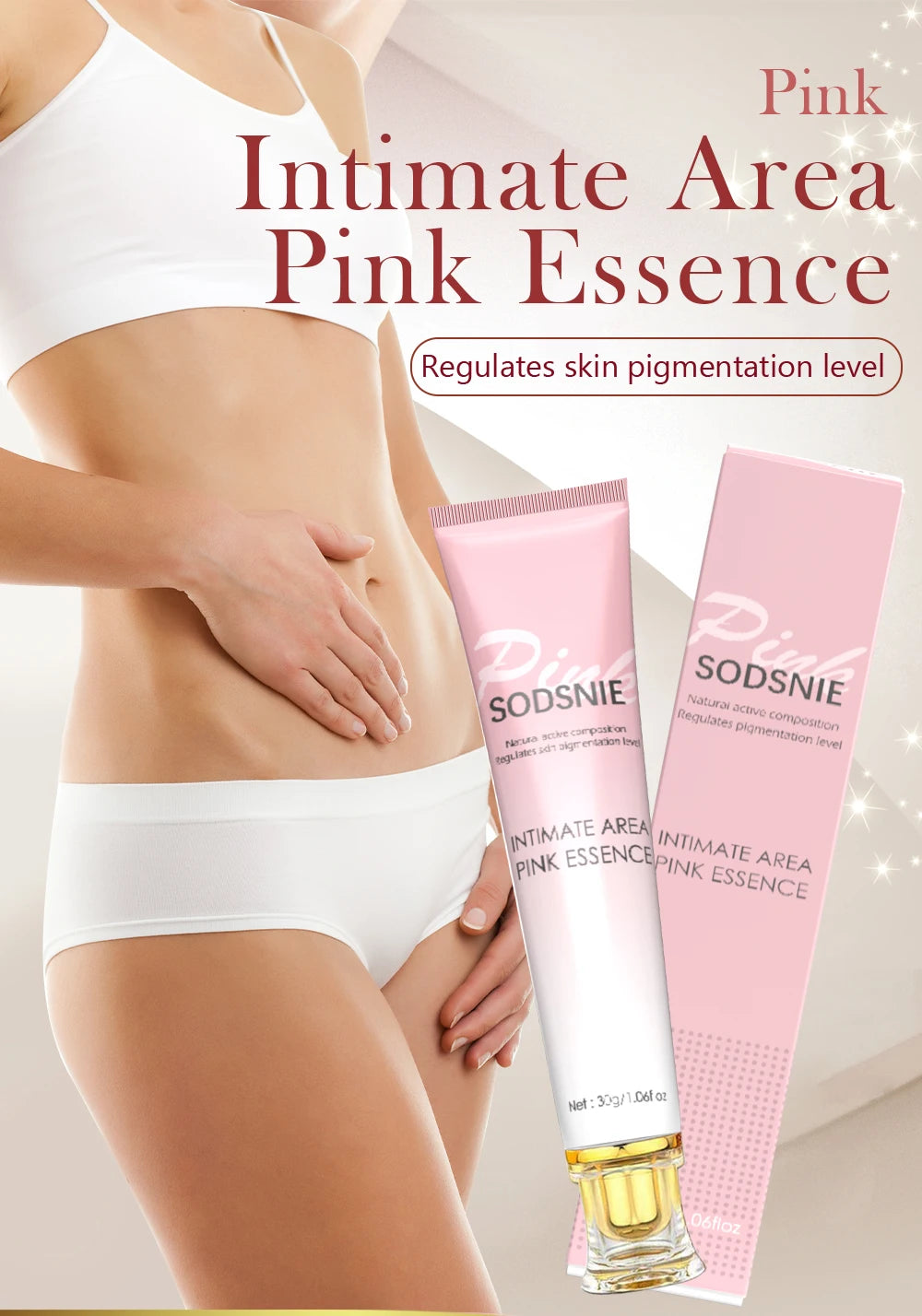 Whitening Cream for Sensitive Skin, Natural Brightening