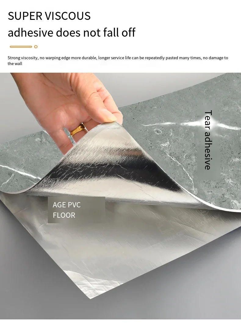 Miếng Dán Tường 3D Giả Gạch 30x60 Chống Nước Marble - Daisan Mart