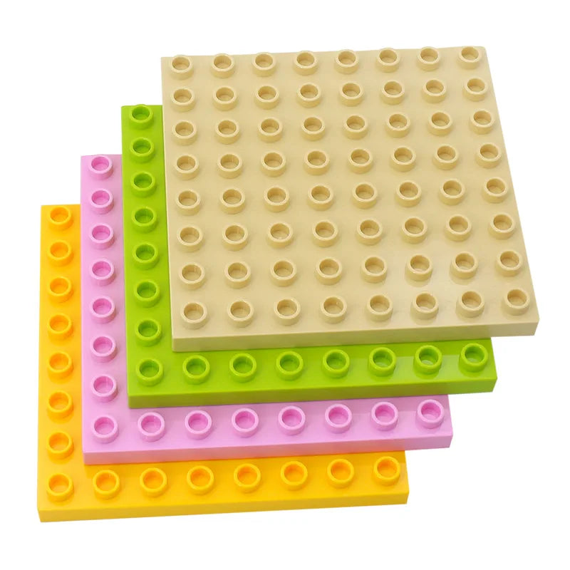8*8 Dots Creative Large Particle Double Floors Building Blocks Base Plate DIY Bricks Baseplate Toys For Kids Christmas Gift