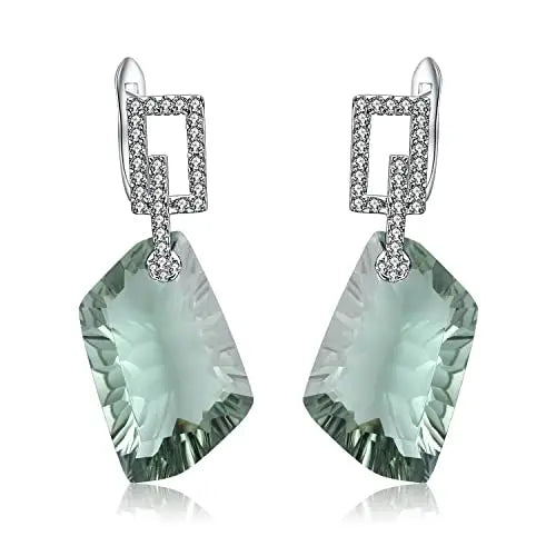 GEM'S BEAUTY Elegant 925 Silver Jewelry Set for Women