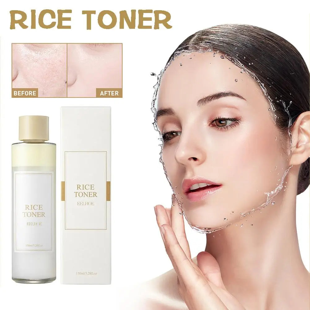 Rice Toner Deeply Hydrates Repairs Skin Barrier Firming Softening Facial Skin Nicotinamide Brightening Facial Toner Skin Care