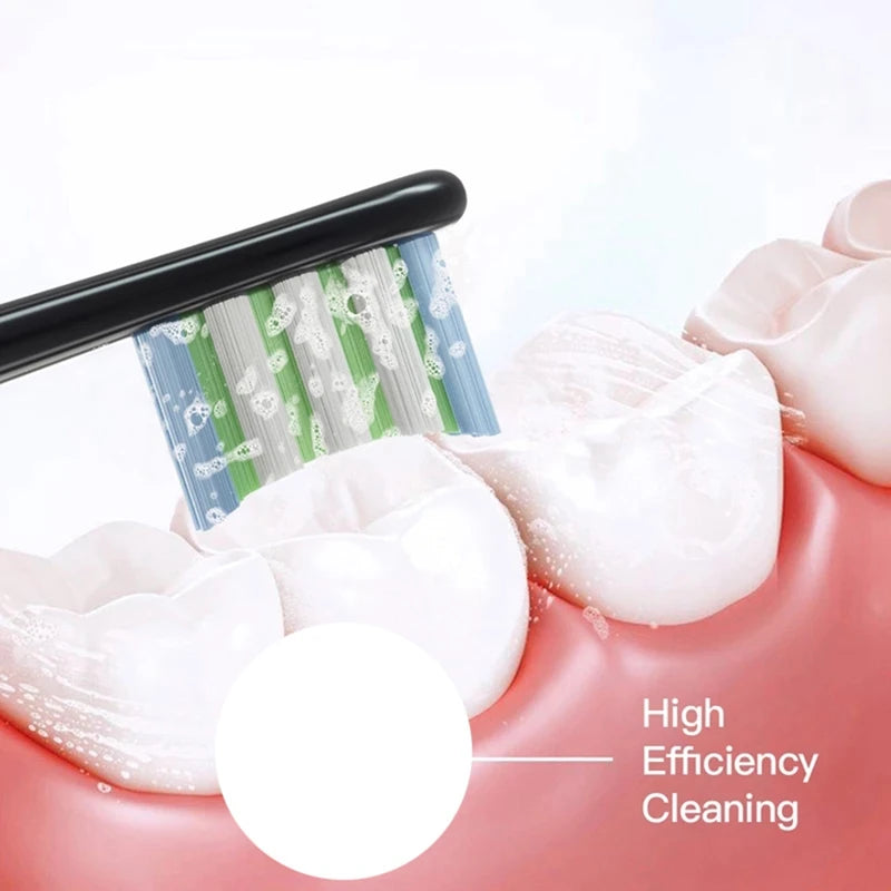 10PCS Replacement Brush Heads For Oclean Flow/X/ X PRO/F1/ One/ Air 2 Electric Toothbrush Toothbrush Replacement Head A