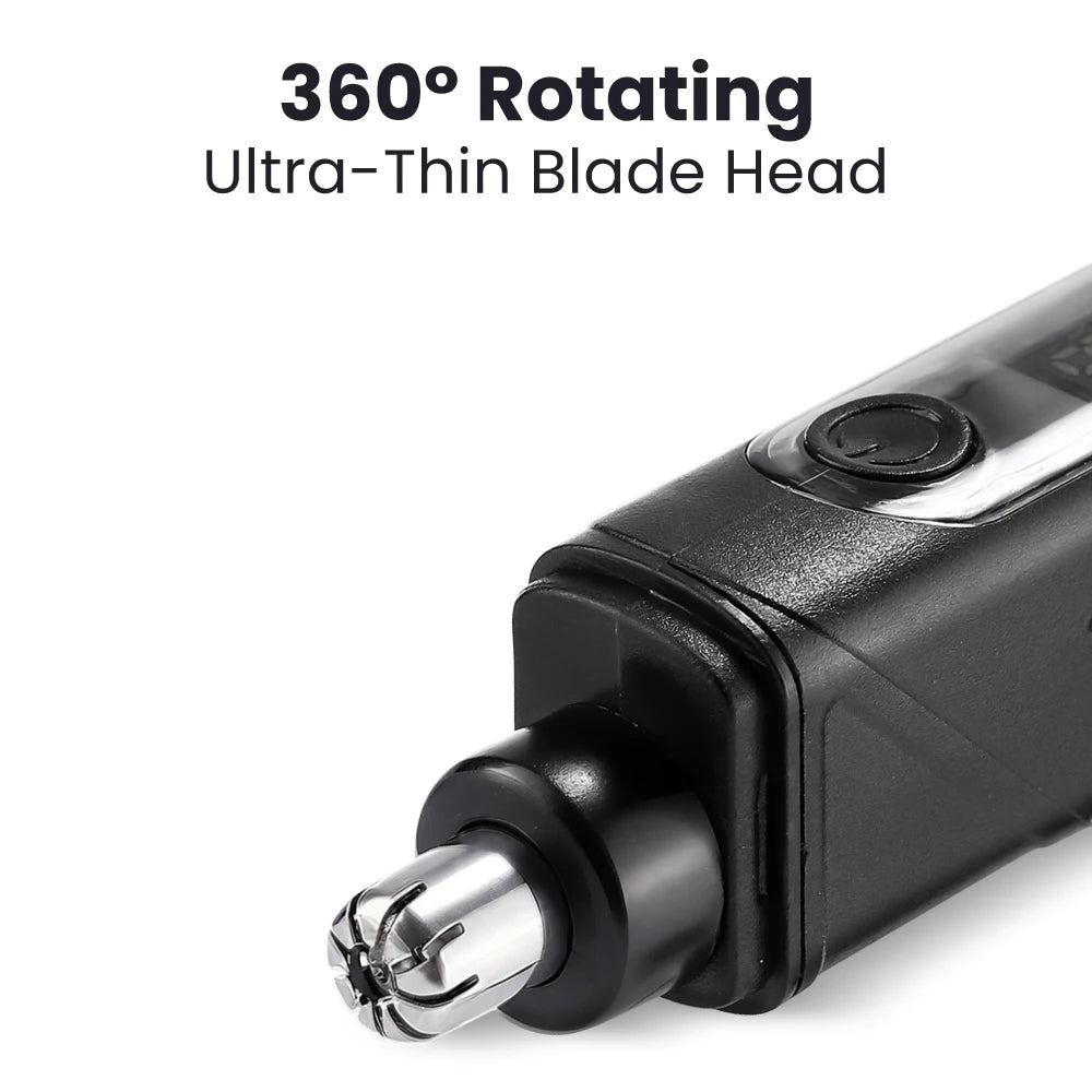 Electric Nose Hair Trimmer For Man Portable Rechargeable Mini Ear Nose Hair Cleaner Trimmer Facial Hair Removal Shaving Machine