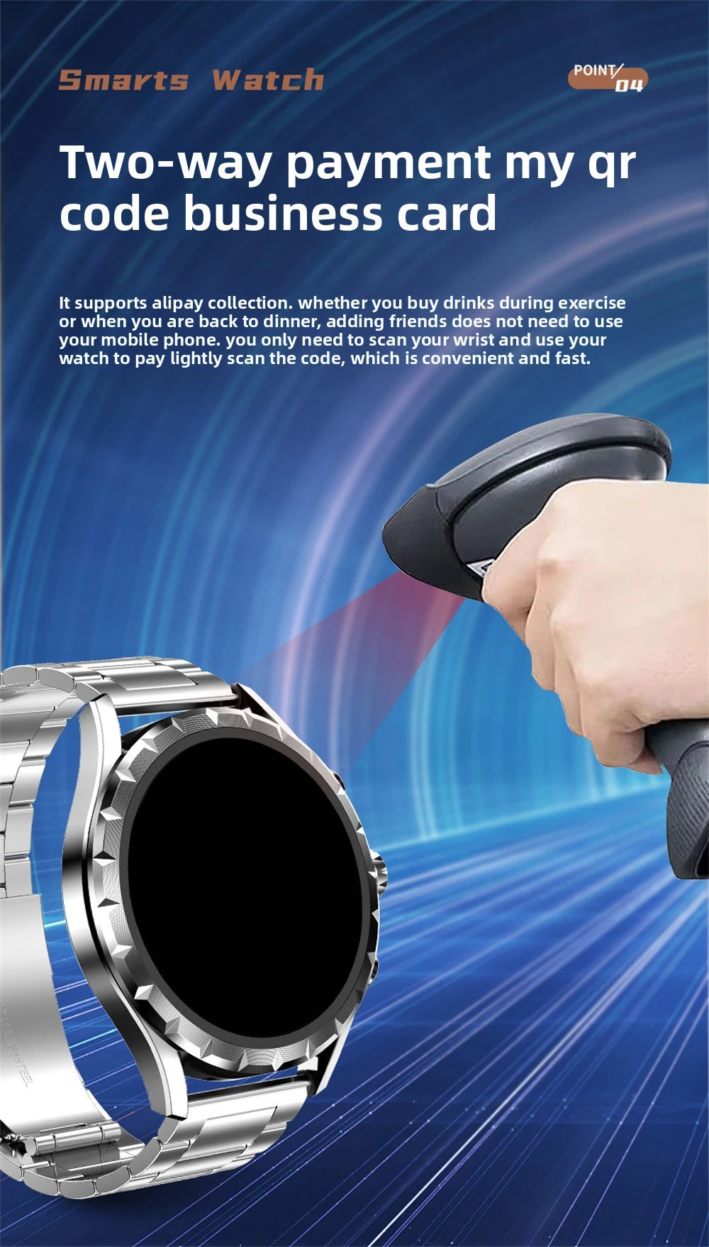 Đồng Hồ Thông Minh 1.45 Thể Thao, Gọi Bluetooth, NFC