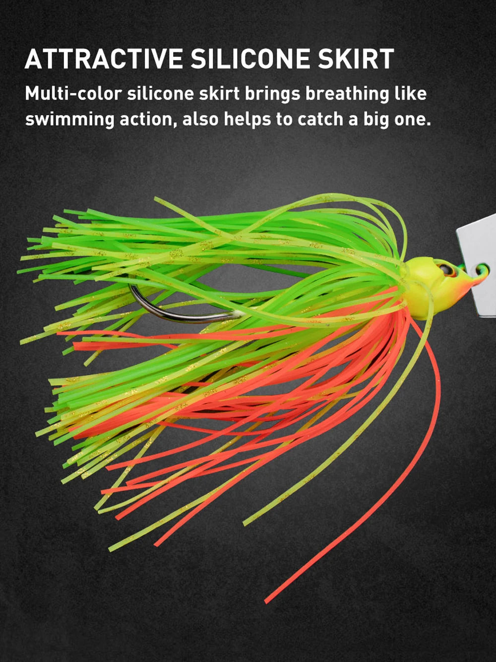 Mồi Câu Spinner 7g-21g Bộ Lưỡi Câu Kim Loại Weedless