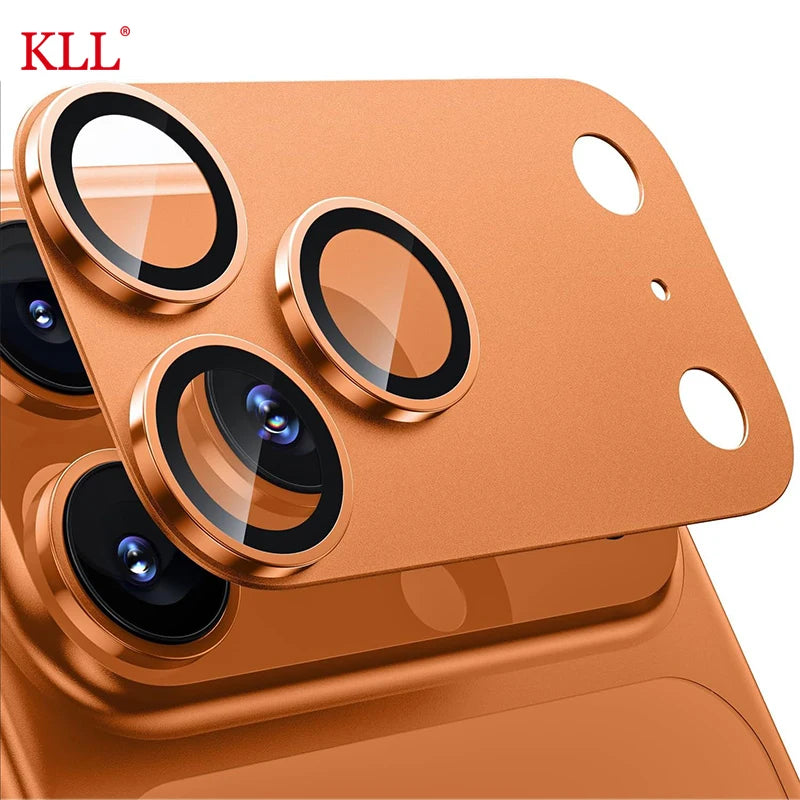 Metal Ring Lens Camera Protector Glass For iPhone 17 Pro Max Alloy Lens Cover For iPhone17 Pro Tempered Glass Cap Accessories