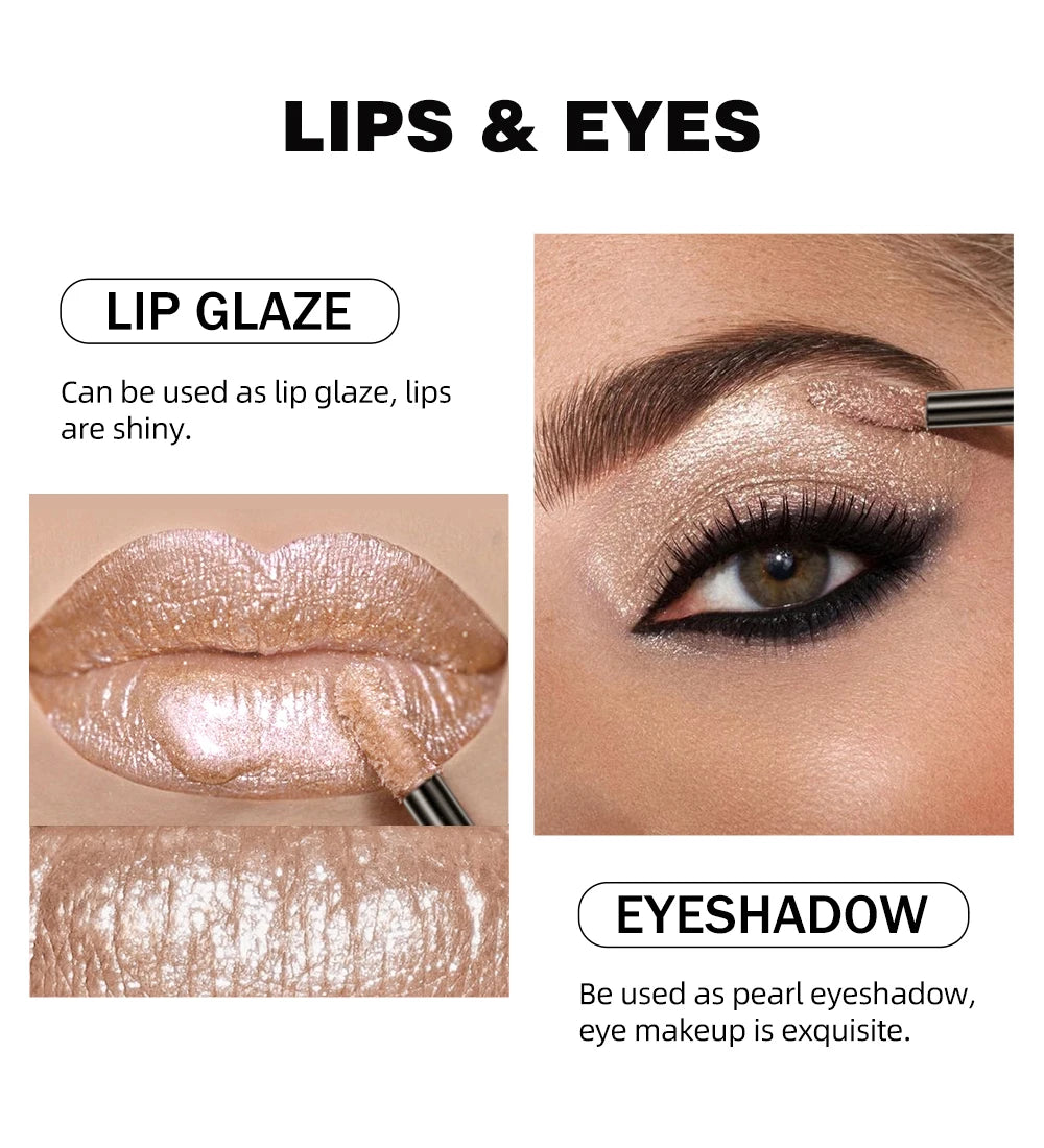 Son Kim Tuyến QIBEST Lâu Trôi Lấp Lánh Chống Nước