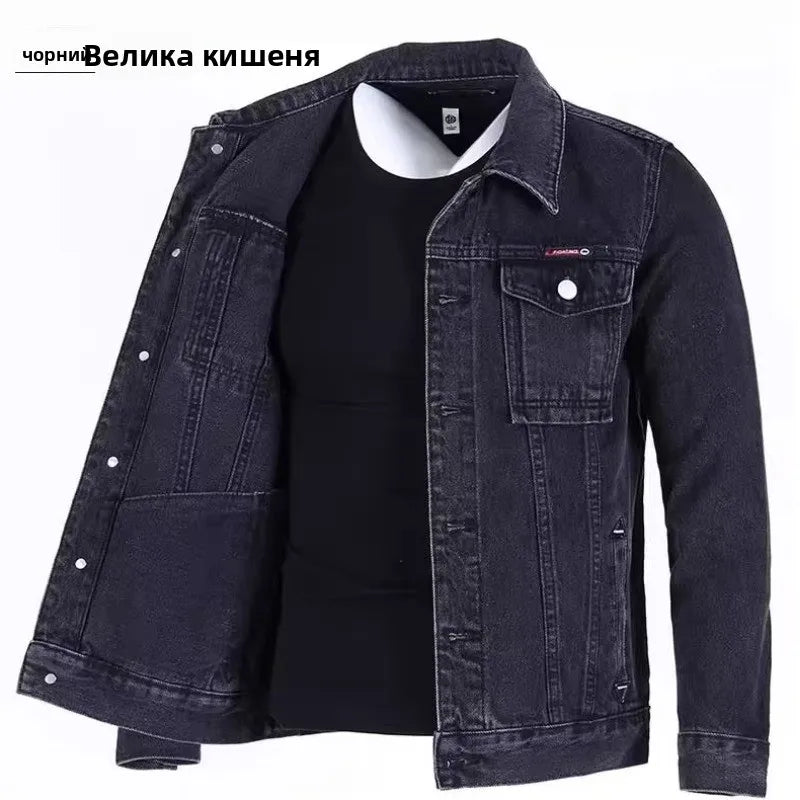 Áo Khoác Jean Nam Thời Trang Xuân Thu Form Đứng Trẻ - Daisan Mart