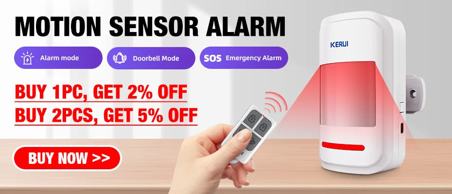 Báo Động Chống Trộm KERUI WiFi Thông Minh Nhà - Daisan Mart