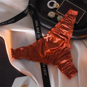 Sexy Elastic Silk Lace Panties Bow Ruffle Big Size Women