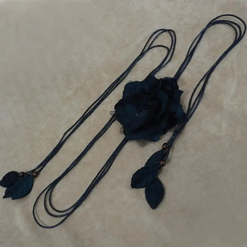 Thắt Lưng Nữ Boho Vintage Dây Thắt Hoa Vải Đẹp - Daisan Mart