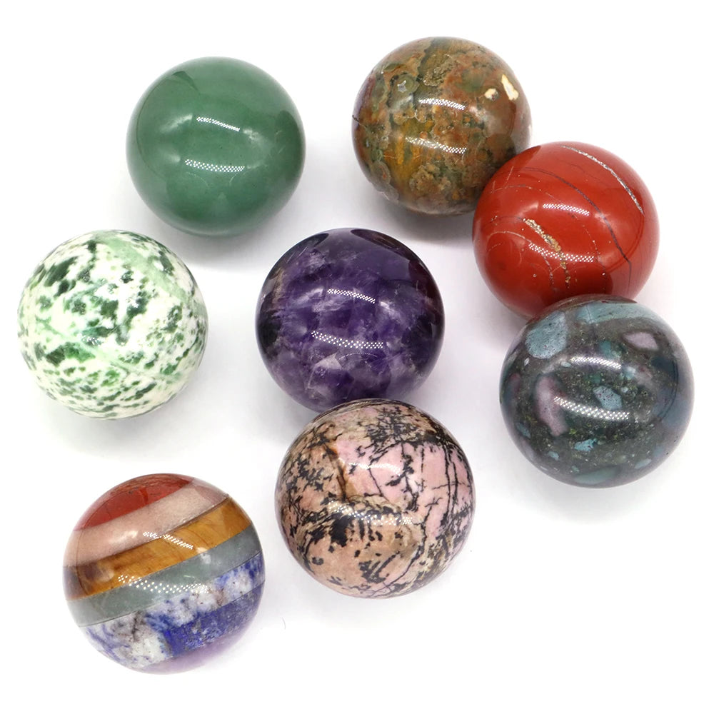 40MM Natural Feng Shui Meditation Gemstone Ball