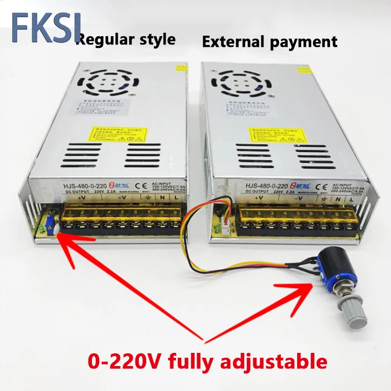 Nguồn Tổ Ong AC-DC Điều Chỉnh 5-220V 480W Đa Dải