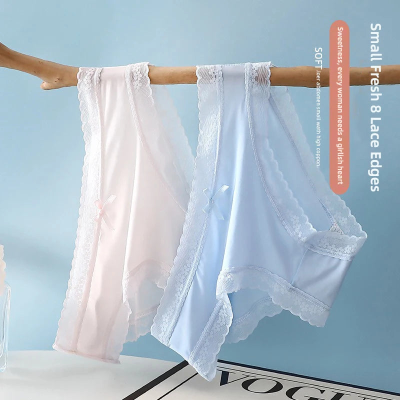 3 Pieces Women's Underwear, Thin, Cool, Sexy, Summer, Cold Silk