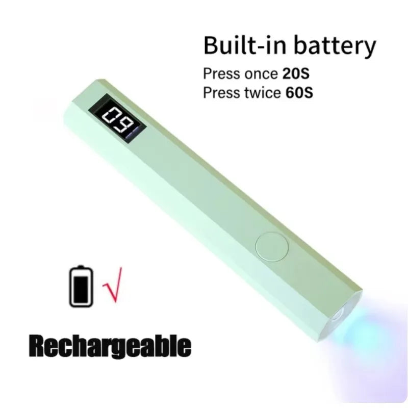 Đèn Sấy Gel Mini UV LED Cầm Tay - Sạc Nhanh USB