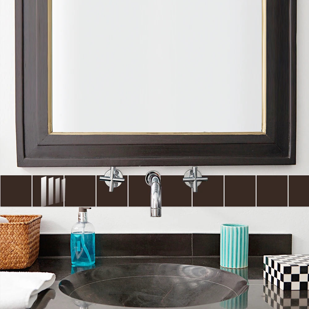 10 pieces of waterproof turquoise wall tiles