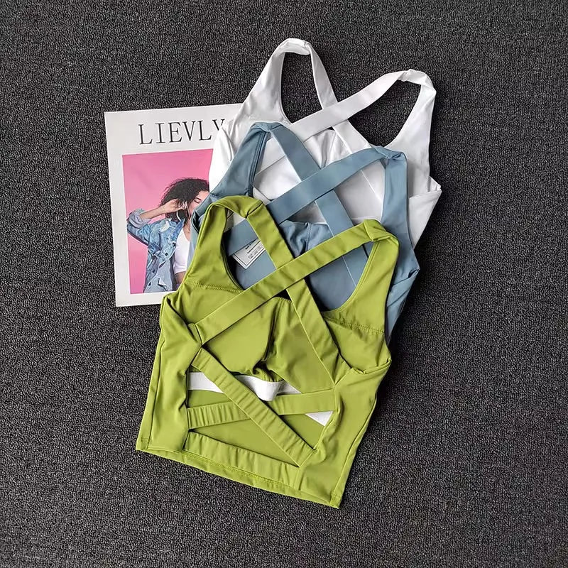 Women's Sports Bra Push Up Yoga Running 50% Off