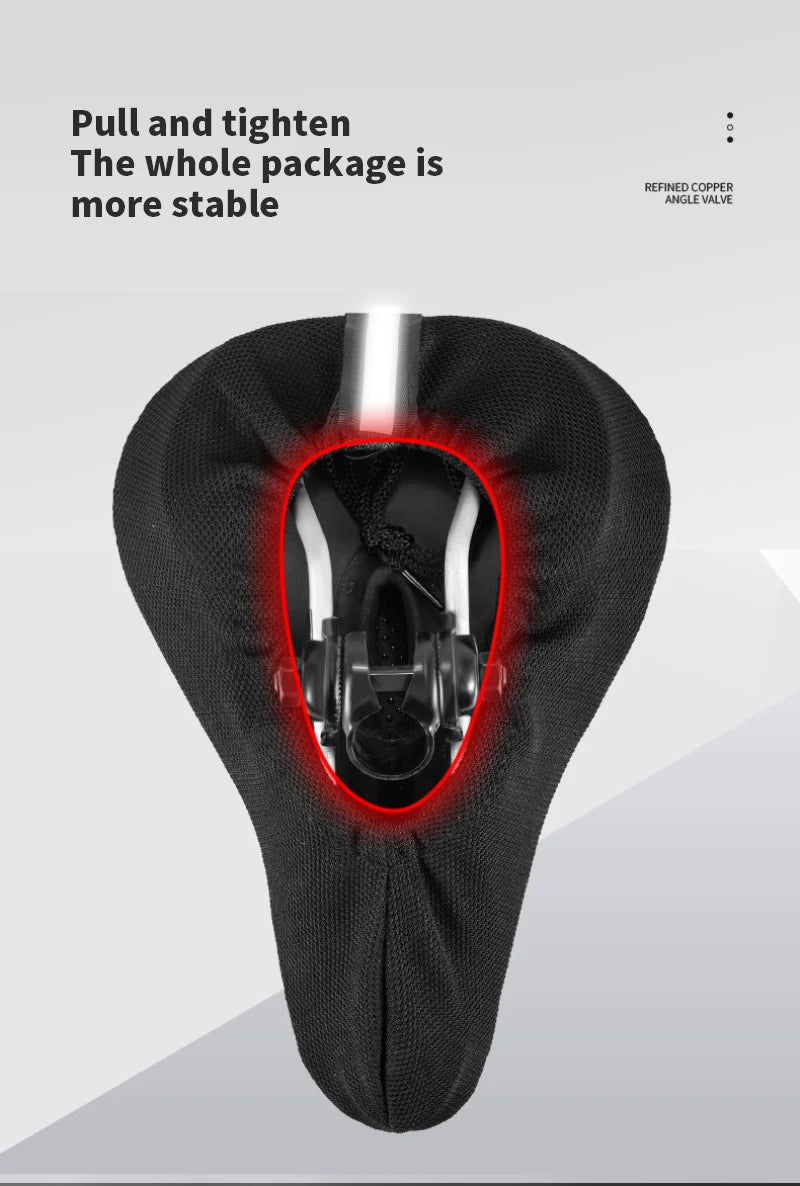 Đệm Yên Xe Đạp 3D GEL Thoáng Khí Cho Nam Nữ