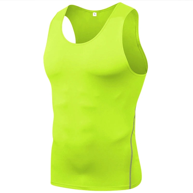 Men's Quick Dry Sleeveless Stretch Breathable Gym Shirt