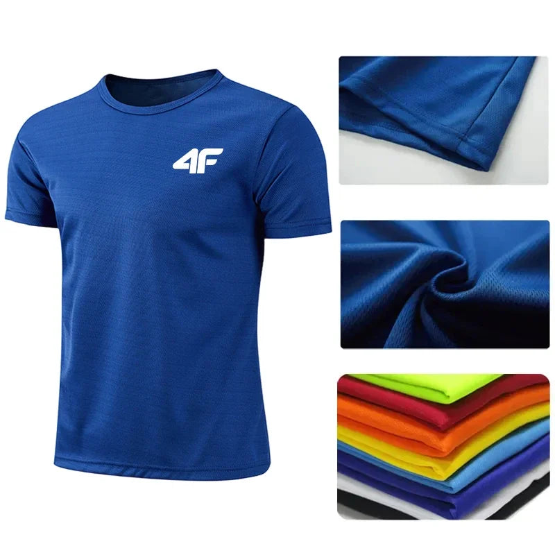 Men's Summer Sports T-Shirt, Cool, Quick Dry, High Quality
