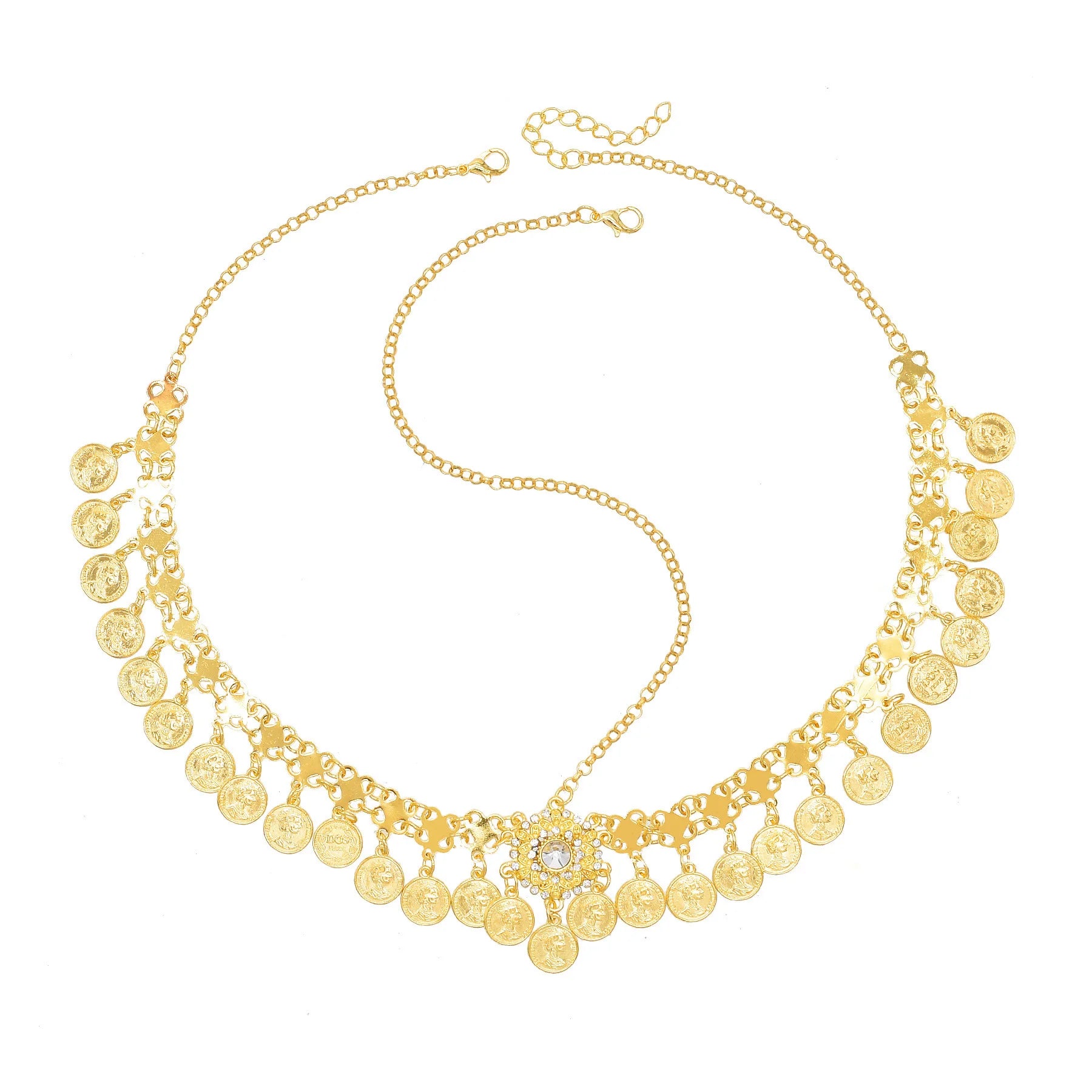 Bohemian Vintage Rhinestone Headband Women's Hair Accessories