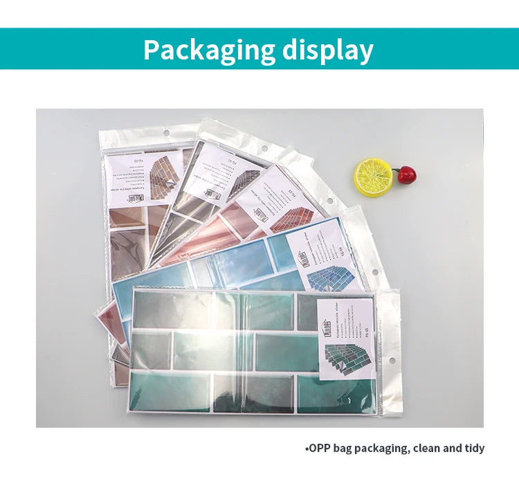 Gạch Dán Tường 3D Chống Thấm PVC Đa Sắc Nội Thất