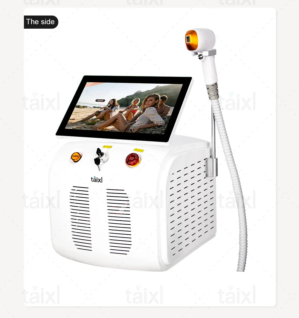 New Summer Ice Platinum 3 Wavelength 808nm Diode Laser 808 Hair Removal Machine 808 Remov Machin Salon or Home Use Remover - Daisan Mart