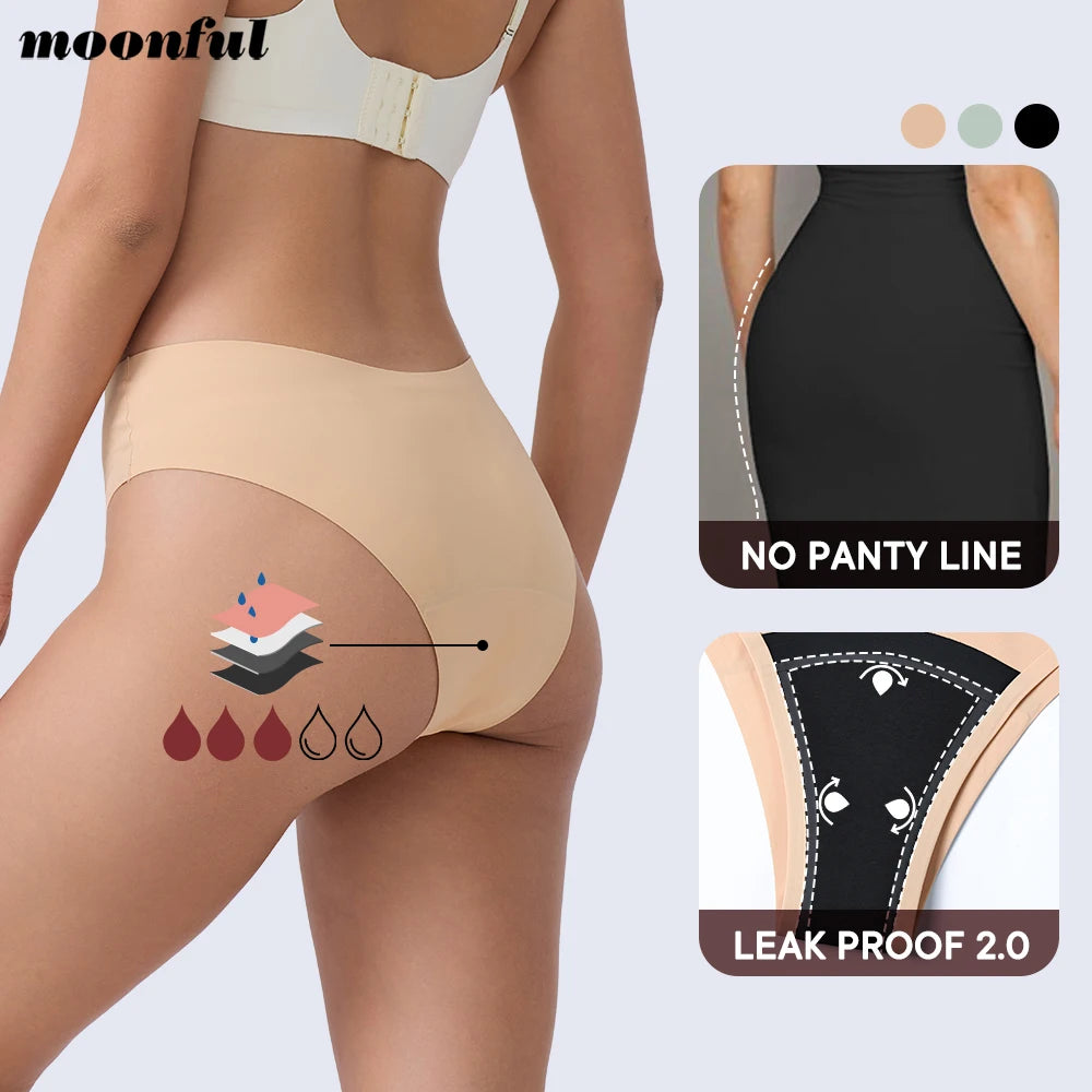 Women's High Waist Anti-Leak Menstrual Panties Super Comfortable