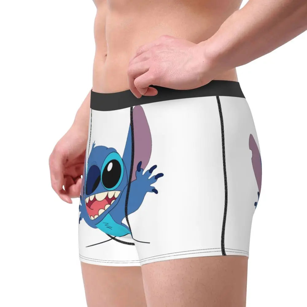 Quần Sịp Nam Lilo Stitch Thoải Mái Phong Cách Anime