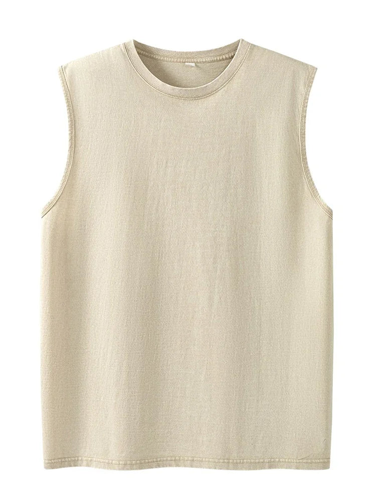 Áo Ba Lỗ Nam Cotton Mát Tập Gym, Chạy Bộ, Đi Biển - Daisan Mart